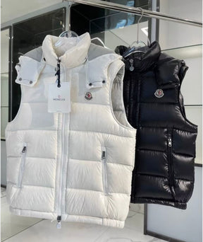 MONCLER Bormes Daunenweste mit Kapuze