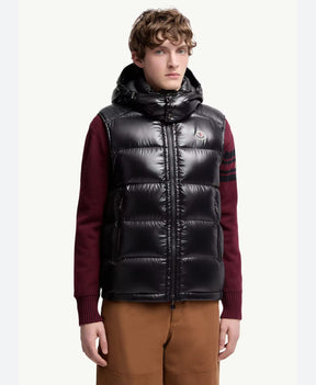 MONCLER Bormes Daunenweste mit Kapuze