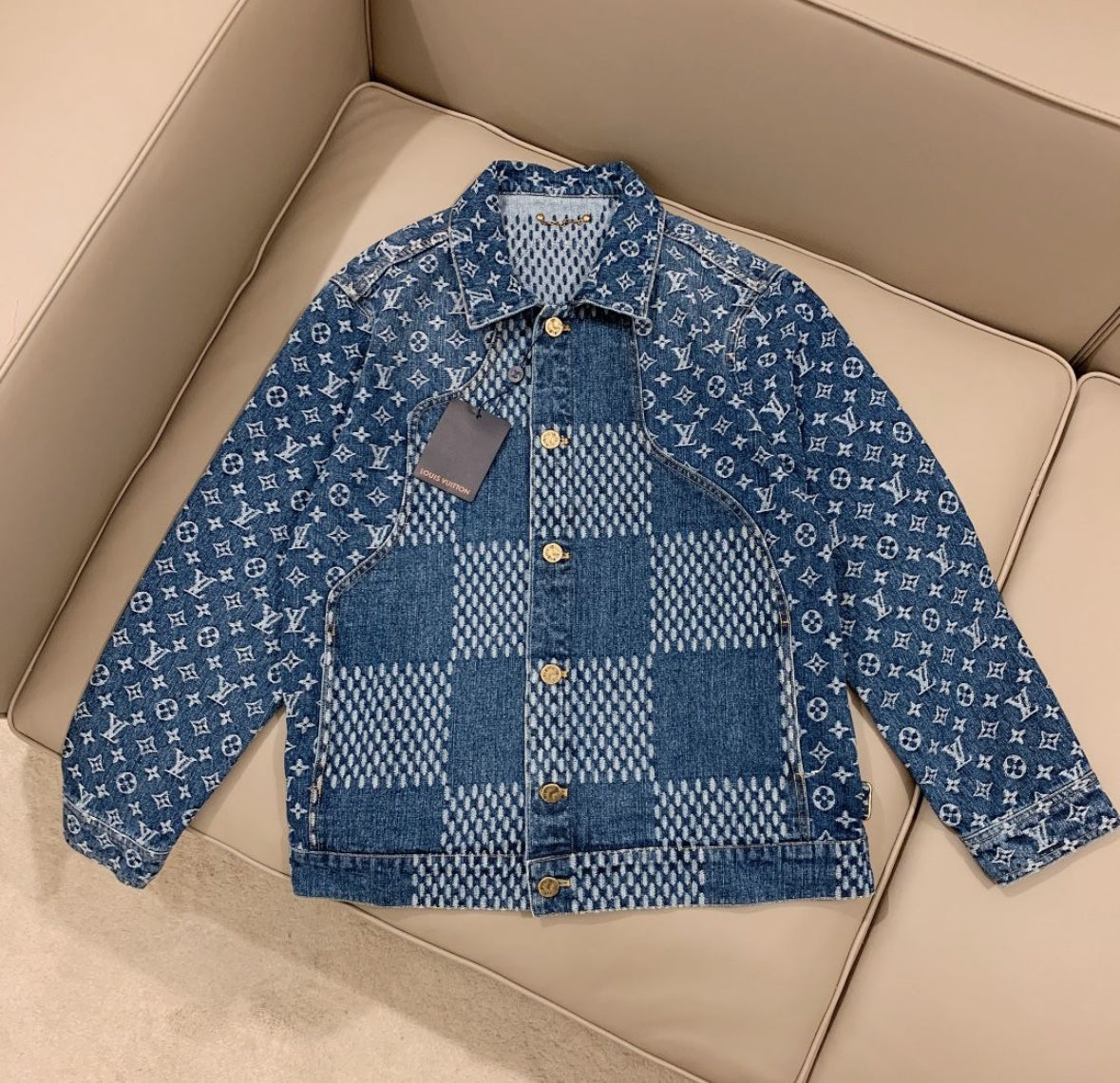Louis Vuitton x Nigo – Blue Monogram Denim Jacket