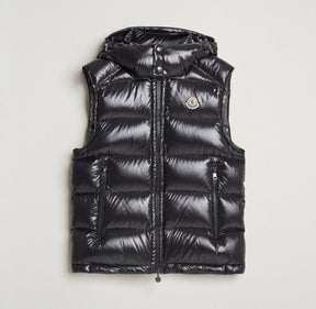 MONCLER Bormes Daunenweste mit Kapuze
