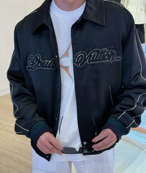 Ed Hardy – Dead or Alive Kunstlederjacke – Black