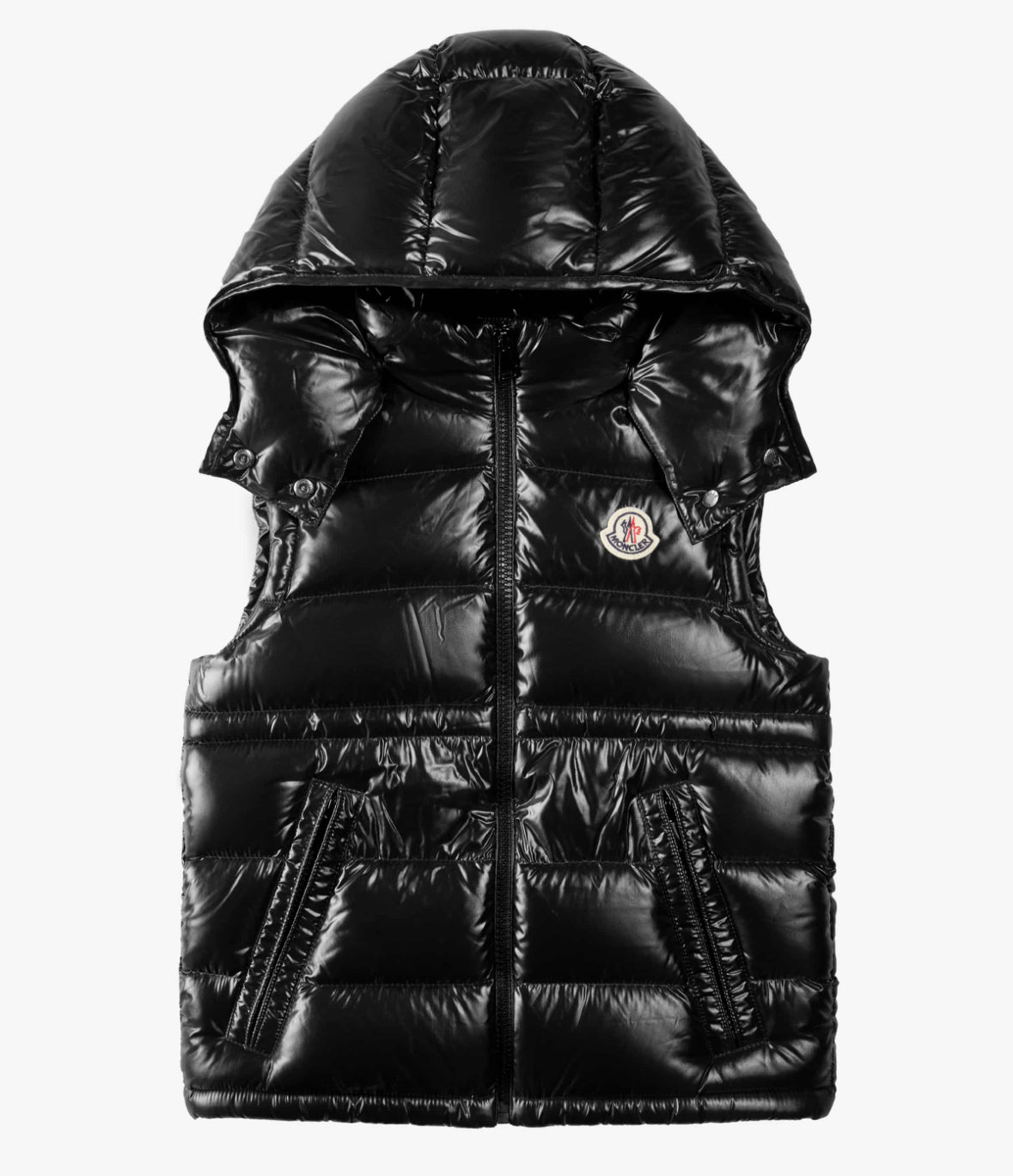 MONCLER Bormes Daunenweste mit Kapuze